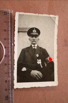 altes Portrait eines älteren Herrn vom Kyffhäuser Bund